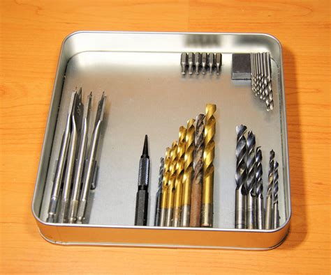 flat surface drill bit box